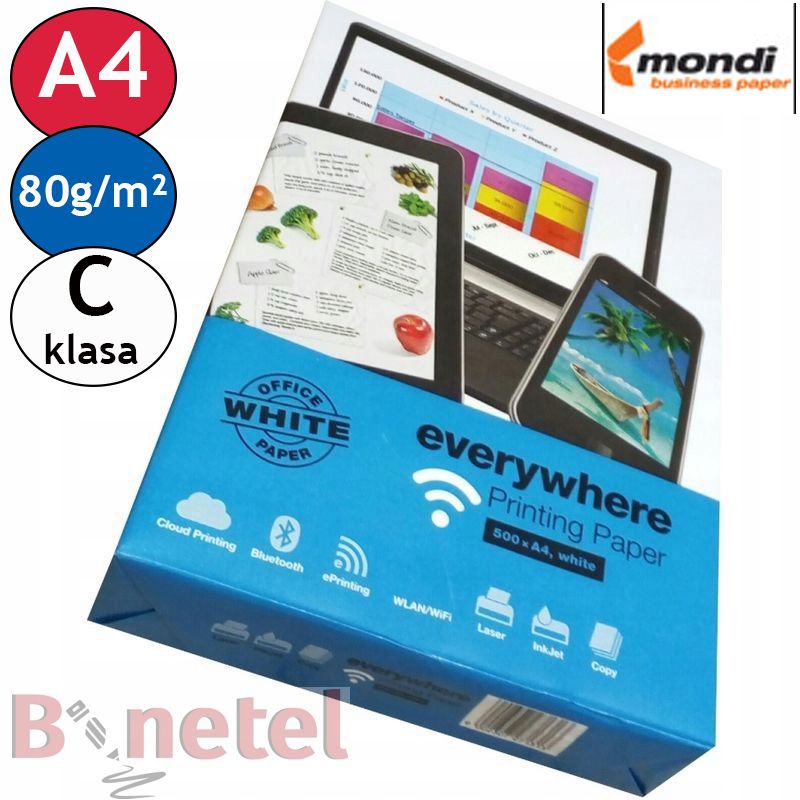 Fotokopir papir  A4/80g Everywhere MONDI