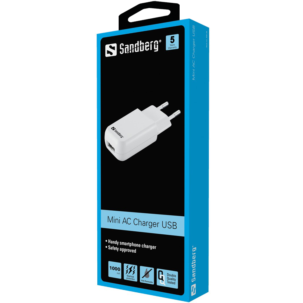 Kucni punjac USB 1A Sandberg 440-56
