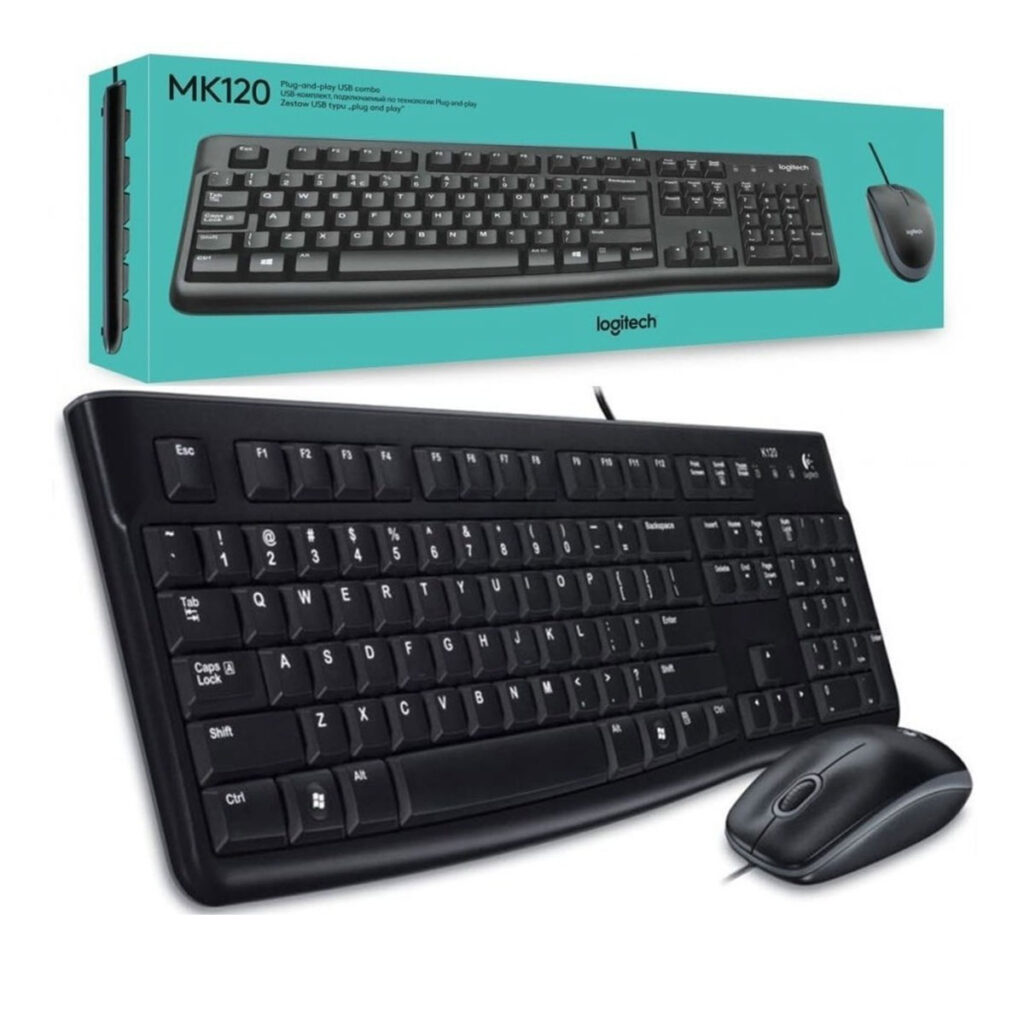 Logitech MK120 wired desktop tast. US