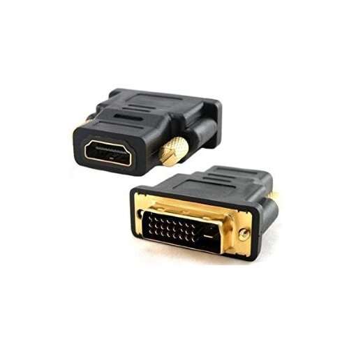 E-green Adapter DVI-D Dual Link (M)-HDMI (F) crni