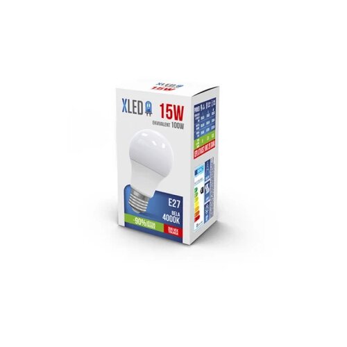 XLED E27 15W LED Sijalica 4000K bela