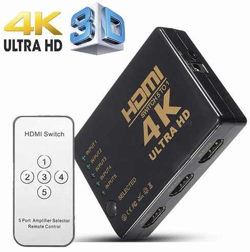 HDMI switch 5u1 HDS-006