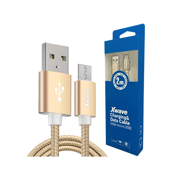 Xwave USB flat color kabl 2m microUSB-HDMI